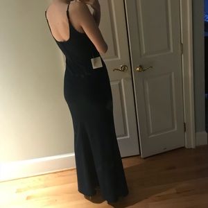 infinite glory forest green maxi dress